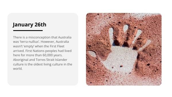 What Does Australia Day Mean to Mob Education Presentation — slide 5