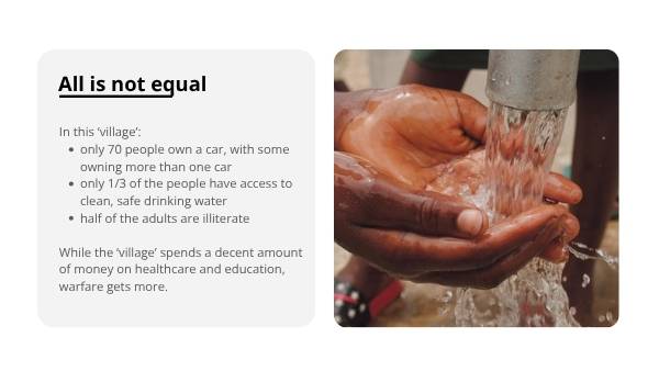 What If The World Was A Village Education Presentation — slide 12