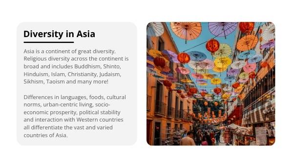 Exploring the Diversity and Location of the Asia Region Education Presentation — slide 12