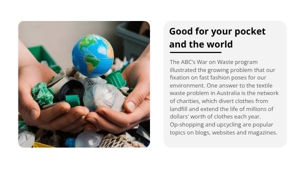 Consumerism with a Conscience Education Presentation — slide 11