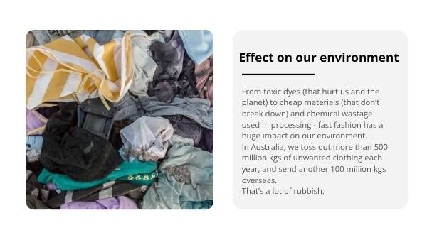 Fast Fashion Education Presentation — slide 12