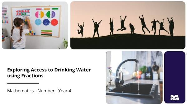 Exploring Access to Drinking Water using Fractions Education Presentation — slide 1