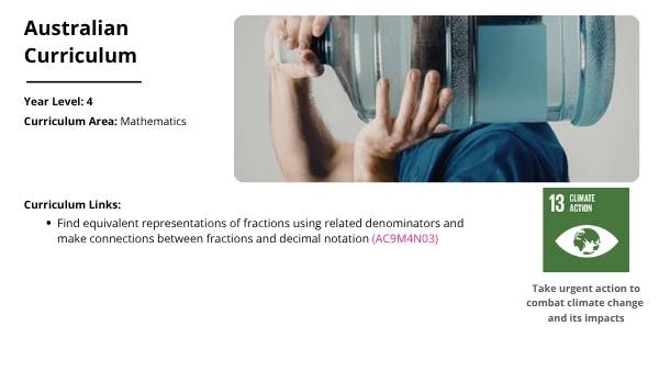 Exploring Access to Drinking Water using Fractions Education Presentation — slide 2