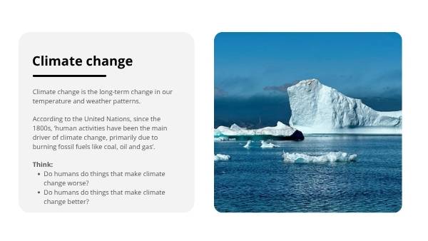 Chances of Climate Change Education Presentation — slide 4