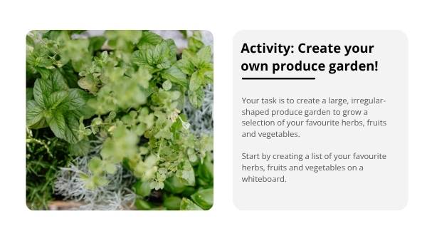 Gardening Applications of Perimeter Education Presentation — slide 11