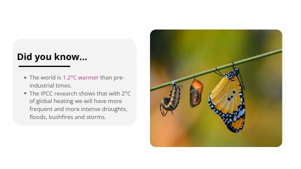 How to Use Data to Promote Climate Action Education Presentation — slide 6