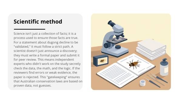 The Science of Saving the Dugong Education Presentation — slide 4