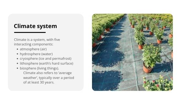 Climate Systems and Feedback Loops Education Presentation — slide 3
