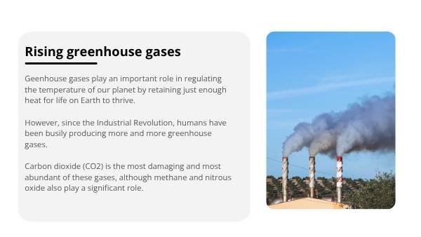 Climate Change And The Greenhouse Effect Education Presentation — slide 12