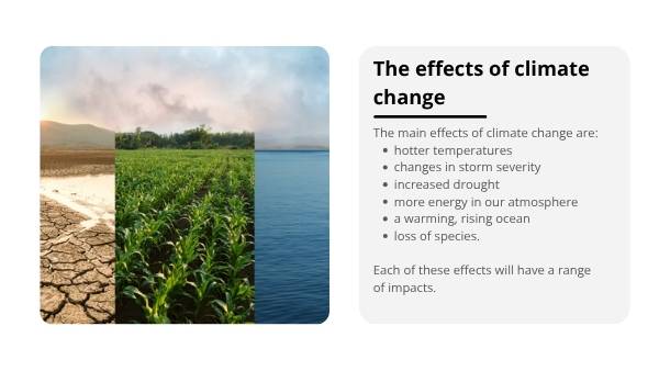 How Might Climate Change Affect Us Education Presentation — slide 9