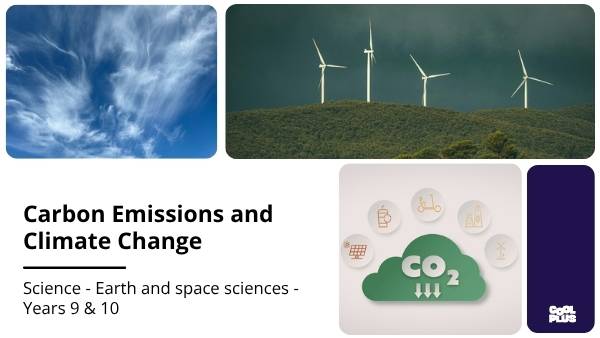 Carbon Emissions And Climate Change Education Presentation — slide 1