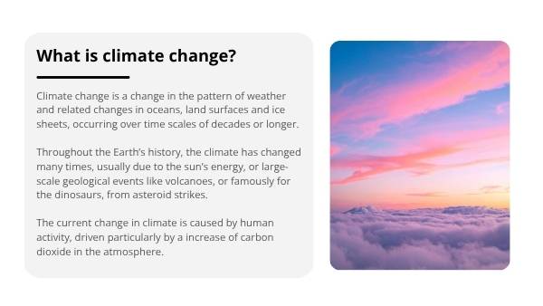 Carbon Emissions And Climate Change Education Presentation — slide 5