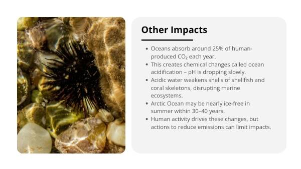 Oceans and Global Warming Education Presentation — slide 7