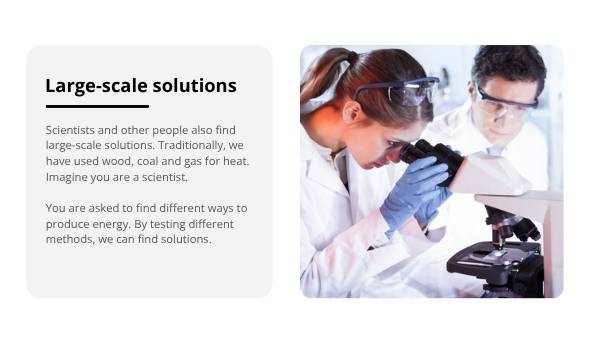 Scientific Solutions to Real World Problems Education Presentation — slide 5
