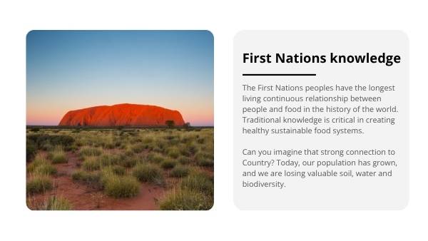 Sustainable Australian Food Systems Education Presentation — slide 4