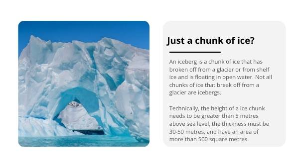 Exploring Icebergs Education Presentation — slide 3