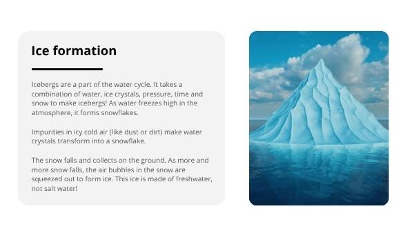 Exploring Icebergs Education Presentation — slide 6