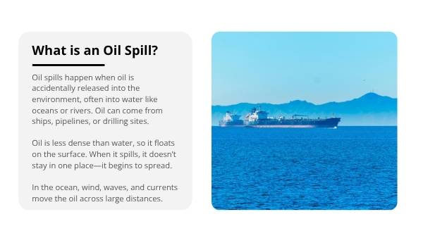 Oil Spills & Earth Change Education Presentation — slide 4