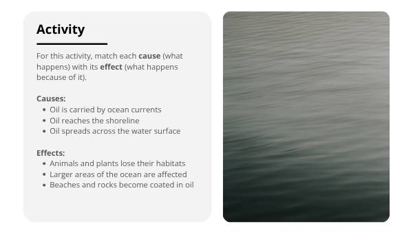 Oil Spills & Earth Change Education Presentation — slide 7