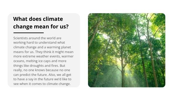 Climate Change vs Greenhouse Effect Education Presentation — slide 10
