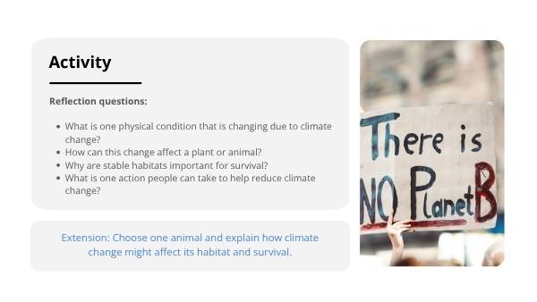 Climate Change Impacts Education Presentation — slide 8
