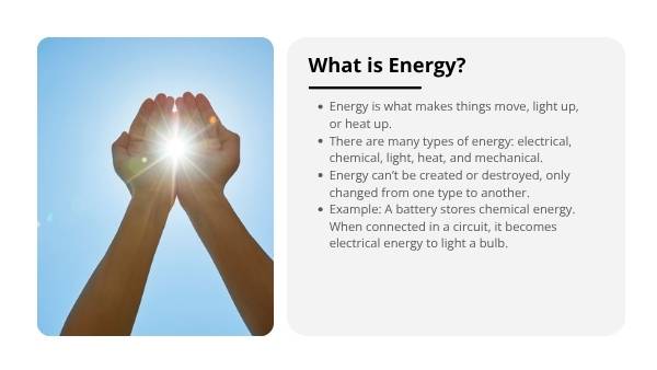 Where Energy Comes From Education Presentation — slide 4