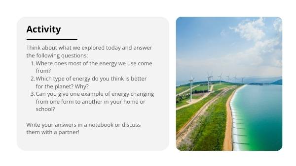 Where Energy Comes From Education Presentation — slide 7