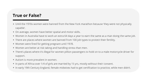 The Matilda Effect: Recognising Women's Achievements in Science Education Presentation — slide 3