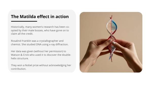 The Matilda Effect: Recognising Women's Achievements in Science Education Presentation — slide 8