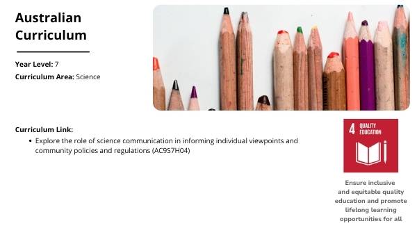 Science Communication and Climate Change Education Presentation — slide 2