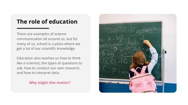 Science Communication and Climate Change Education Presentation — slide 6