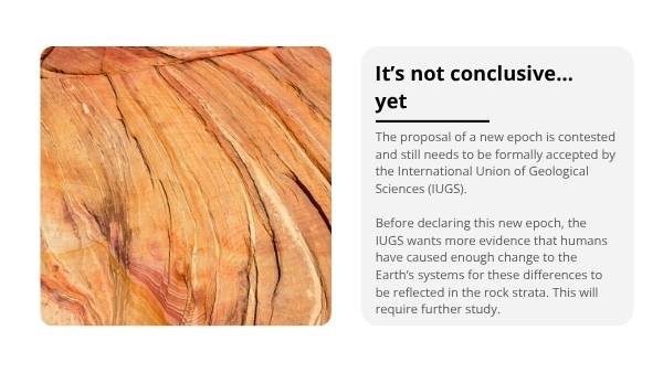 Living in the Anthropocene Education Presentation — slide 11