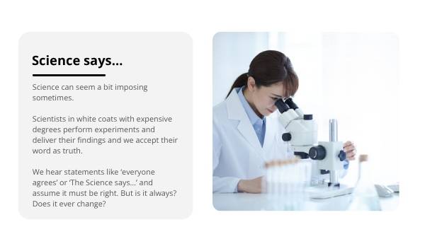 History of Scientific Discovery Education Presentation — slide 6