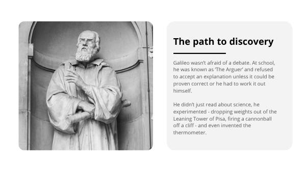 History of Scientific Discovery Education Presentation — slide 9