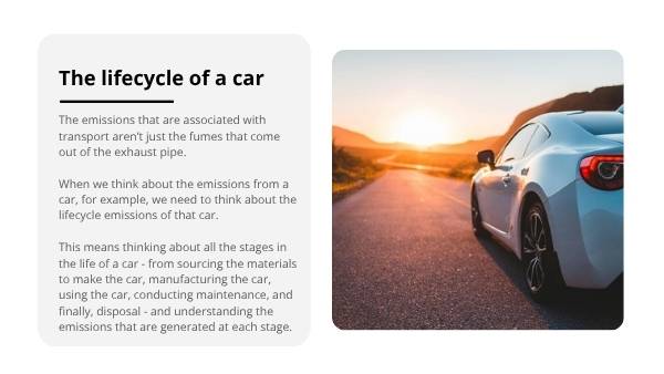 Comparing Vehicle Emissions Education Presentation — slide 6