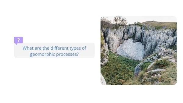 Geomorphic Processes Education Presentation — slide 8
