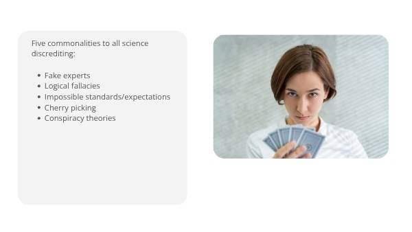 Understanding Misinformation in Science Education Presentation — slide 11