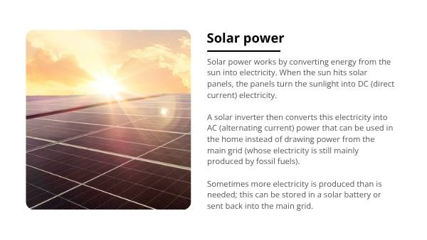 Understanding the Main Types of Renewable Energy Education Presentation — slide 9
