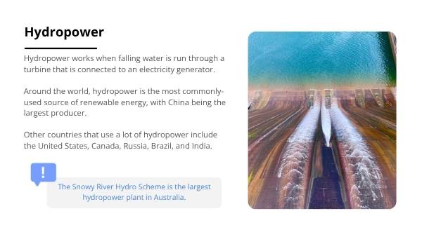 Understanding the Main Types of Renewable Energy Education Presentation — slide 12
