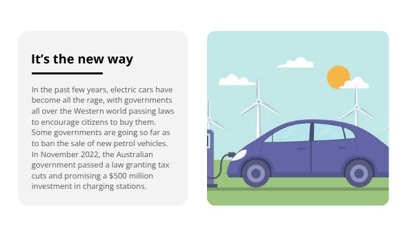 Investigating Electric Vehicles Education Presentation — slide 7