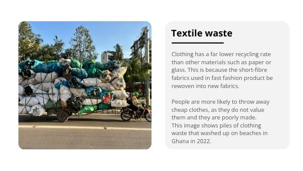 Exploring Fast Fashion Education Presentation — slide 11