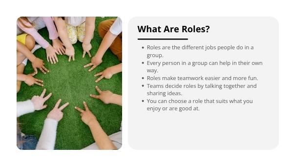 Teamwork Roles Education Presentation — slide 4