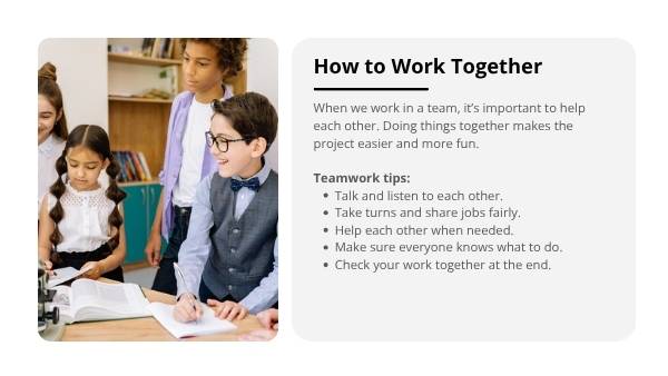 Teamwork Roles Education Presentation — slide 6