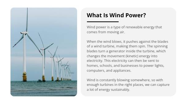 Wind Power Solutions Education Presentation — slide 4