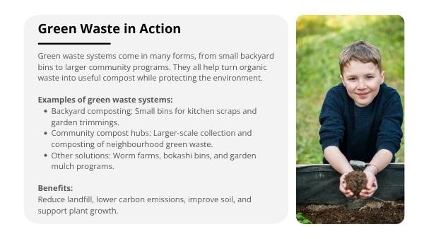Exploring Green Waste Education Presentation — slide 7