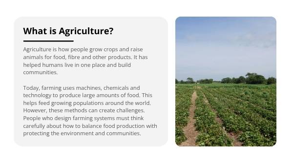 Food & Farming Impacts Education Presentation — slide 5