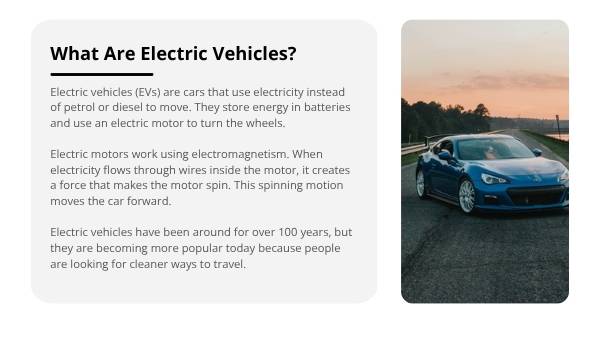 Electric Car: Yes or No? Education Presentation Template — slide 4