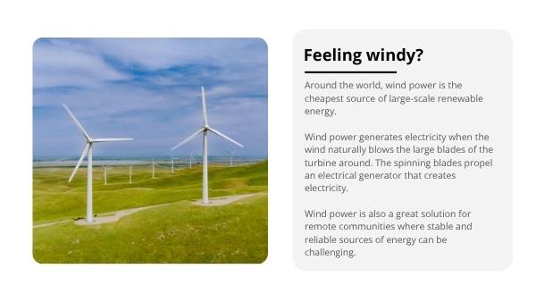 Renewable vs Non-renewable Energy Around the World Education Presentation — slide 11