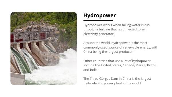 Different Types of Renewable Energy Education Presentation — slide 11