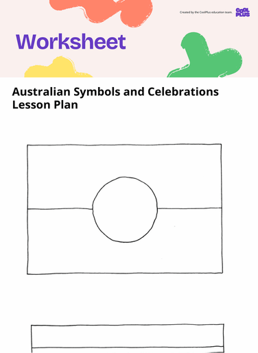 Australian Symbols and Celebrations Student Worksheet